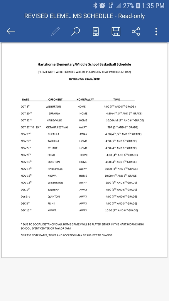 revised again 4th 5th 6th grade basketball schedule 